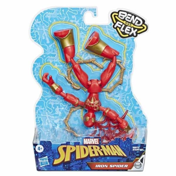 Hasbro - Marvel Bend And Flex Figura - Iron Spider