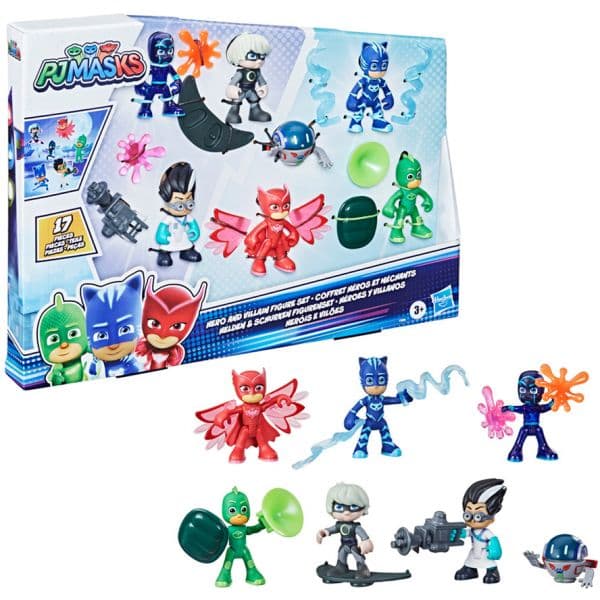 Hasbro PJ Masks Pack Heróis e Vilões - HASF2096
