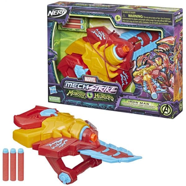 Nerf MechStrike Monster Hunters Espada Caça-Monstros do Iron Man