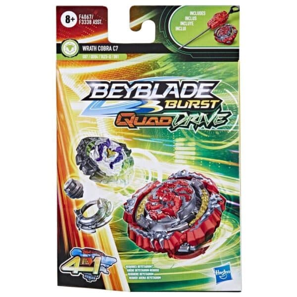 Hasbro Beyblade Beyblade Burst QuadDrive Wrath Cobra C7