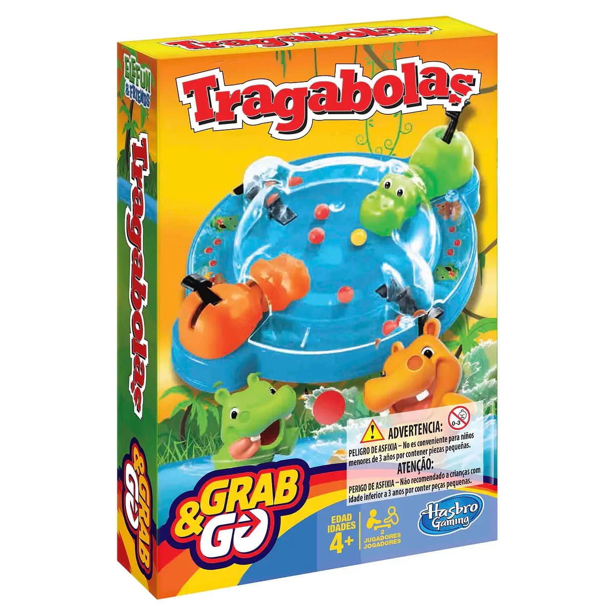 Hasbro Jogo Mesa Tragabolas Portátil Grab & Go