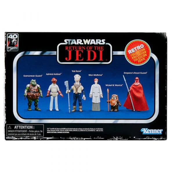 Hasbro: Star Wars - Retro Coleção O Regresso do Jedi - Pack 6 Figuras 9.5cm