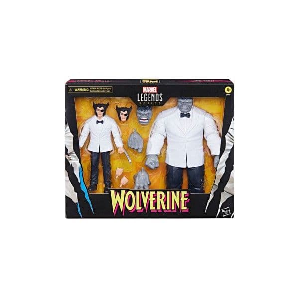 Hasbro - Marvel Legends - Wolverine 15cm / Patch e Joe Fixit 15cm / Wolverine e Hulk