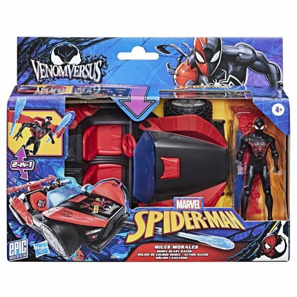 Hasbro Figura de Ação Miles Morales Remix Blast Racer