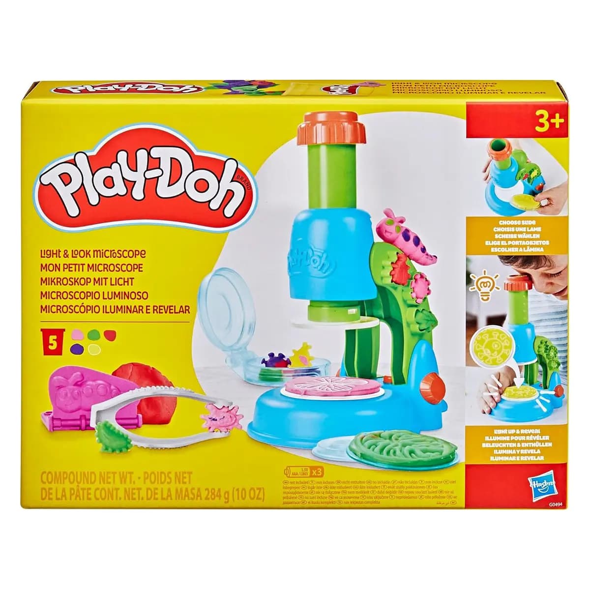 Play-Doh Microscópio Luminoso Iluminar E Revelar G0494