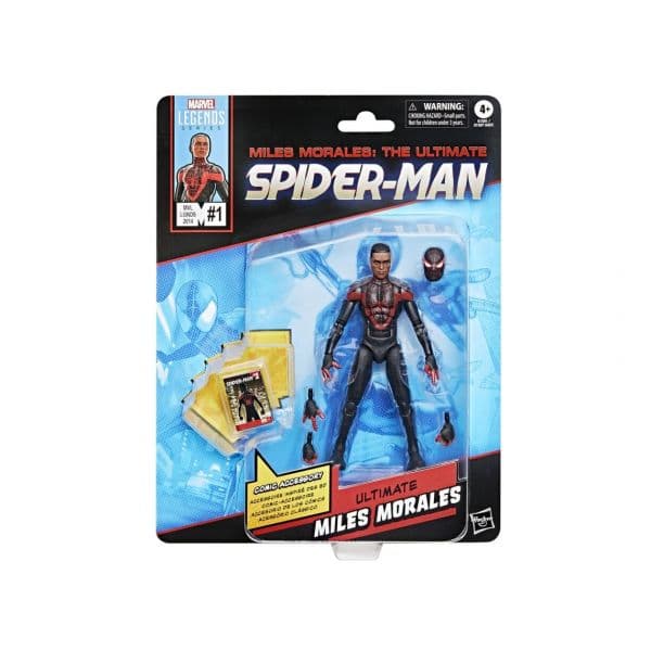 Hasbro Figura de Ação Miles Morales Ultimate Spider-Man Marvel Legends 15cm