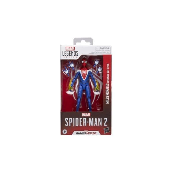 Hasbro Figura de Ação Miles Morales Upgraded Suit Marvel Legends Series 15cm