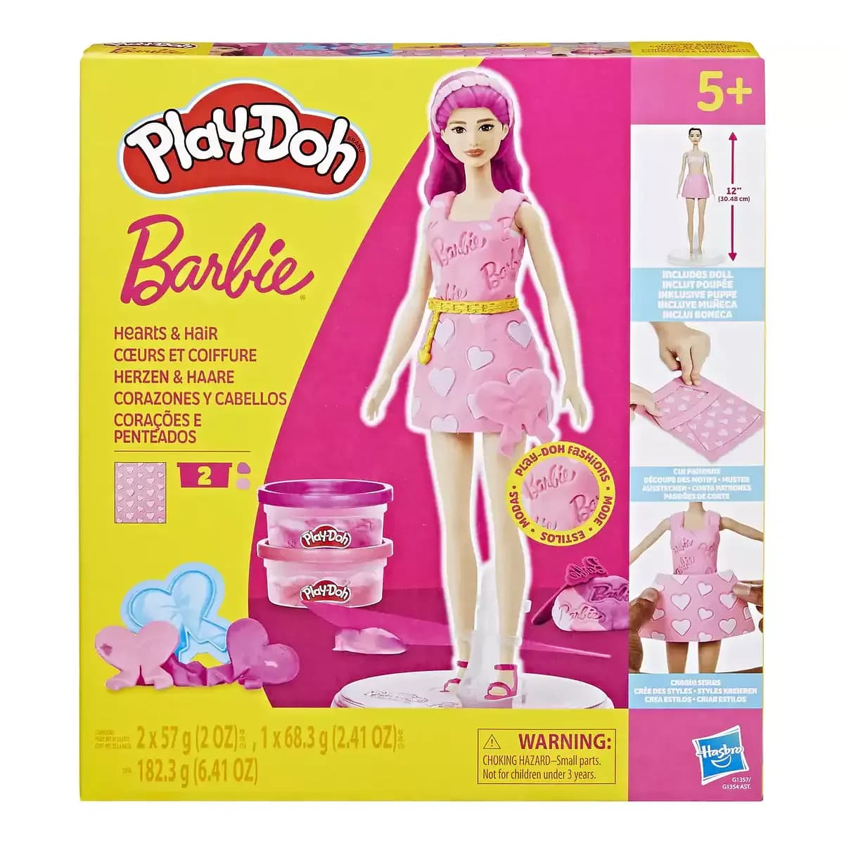 Play-Doh Barbie Corações e Penteados