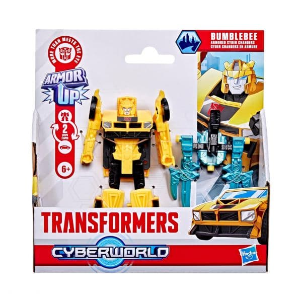 Transformers CyberWorld Armored Cyber Changers Bumblebee