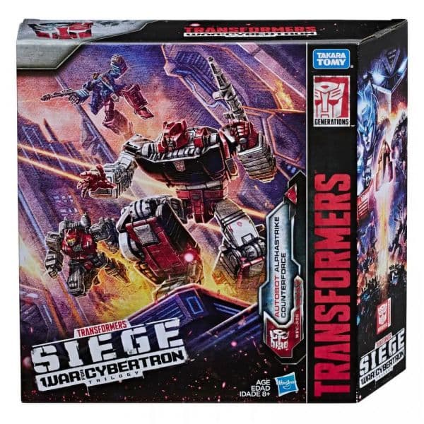 Hasbro Transformers Alphastrike Counterforce - Slamdance, Sideswipe, Trenchfoot 13cm