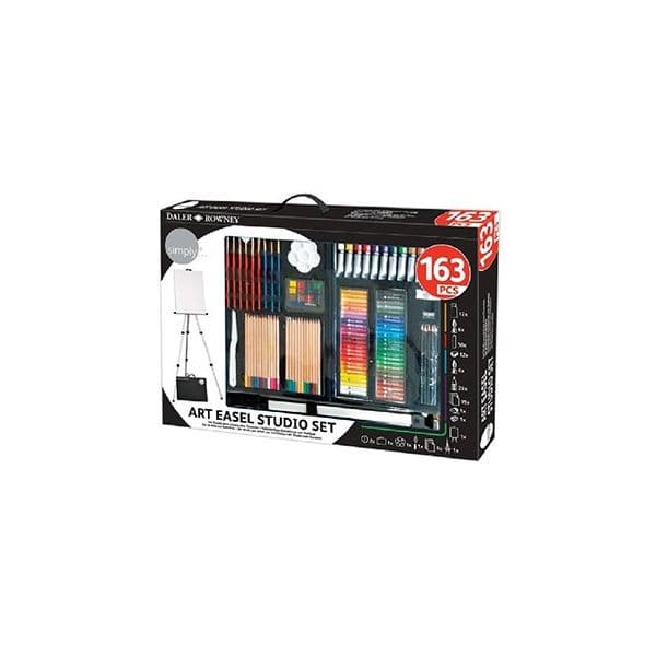 Kit Pinturas Complete Art Easel Studio Set 163un - 1600755
