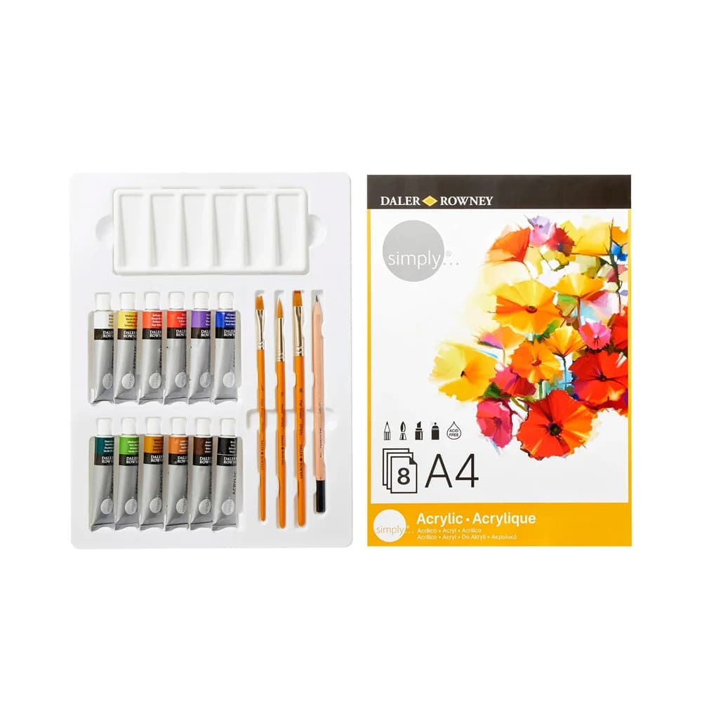 Conjunto Pinturas Simply Set Acrilico 25 Peças (1 Uni.)