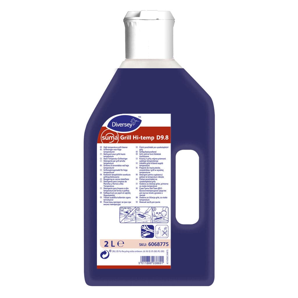 Diversey Suma Grill Hi-temp D9.8 – Detergente para Limpeza de Fornos e Grelhas a Alta Temperatura