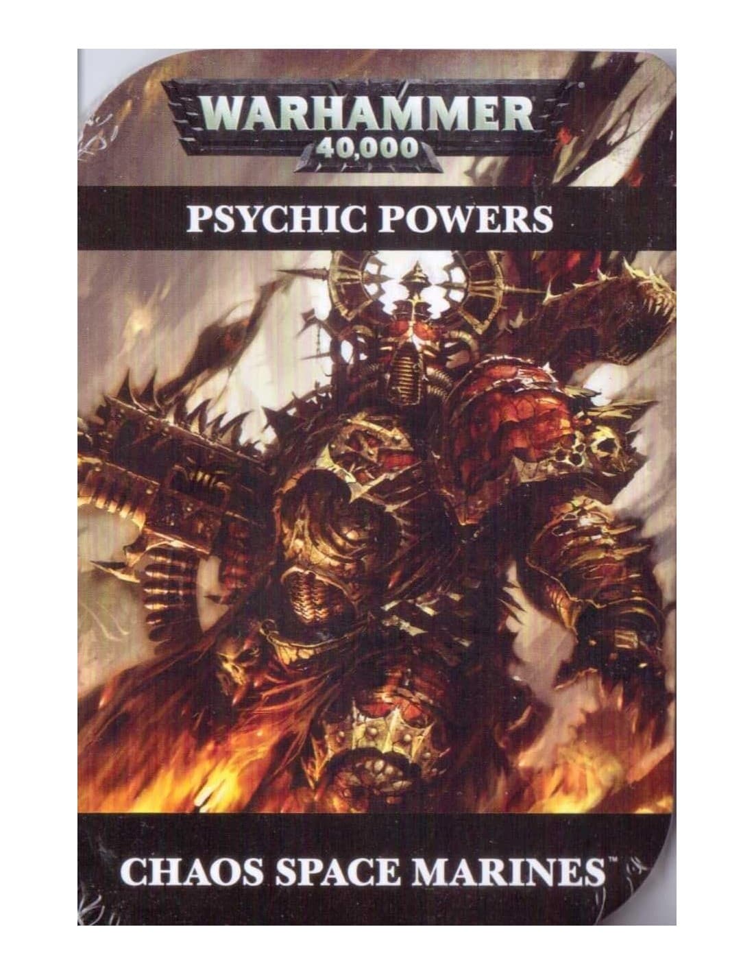 43-02-60 PSYCHIC CARDS:CHAOS SPACE MARINE:ENGLISH