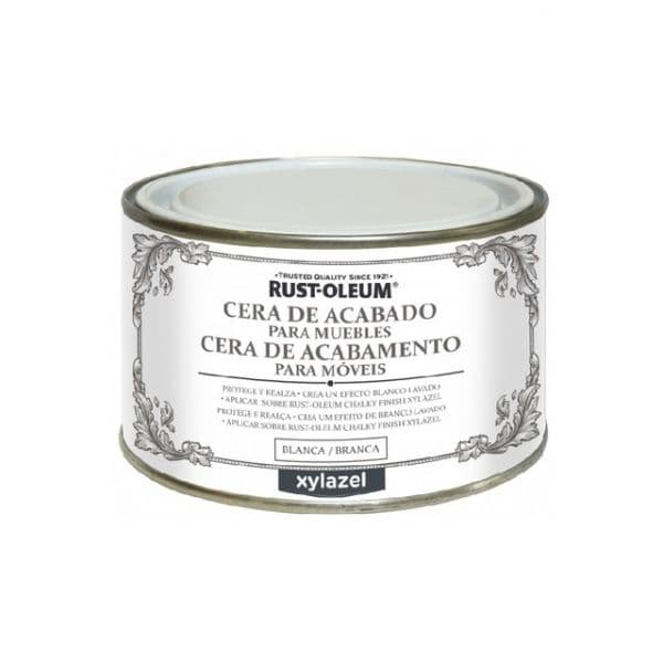 Xylazel Rust-Oleum Cera de Acabamento Chalky 400ml Branco - EDM25424