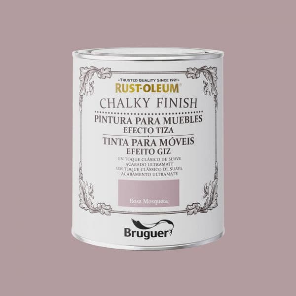 Bruguer Tinta Giz Rust-oleum Chalky Finish Rosa Mosqueta 750ml