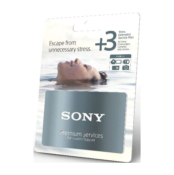 Sony Extensão de Garantia 1+ 3 anos