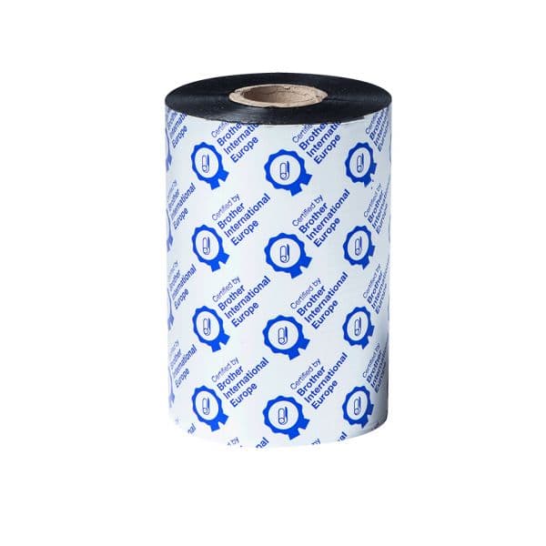 Fita de Transferência Térmica Brother BWP-1D450-110 Cera Premium 110mm x 450m Compatível
