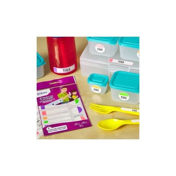 Avery Etiquetas Adesivas Autolaminadas Neon APFLUO24-UK 86x17mm 24 Un.