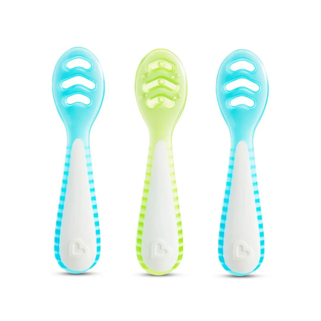 Munchkin gentle dip pack 3 colheres de iniciação blw 4m+