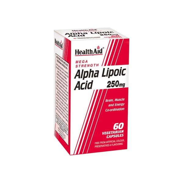 Health Aid Ácido Alphalipoico 60 Cápsulas