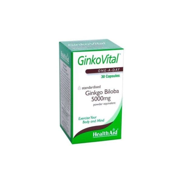Health Aid Ginko Vital 30 Cápsulas