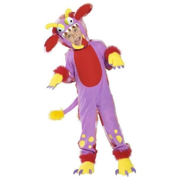 Smiffys Fato Monstrinho Roxo Tamanho 3-4