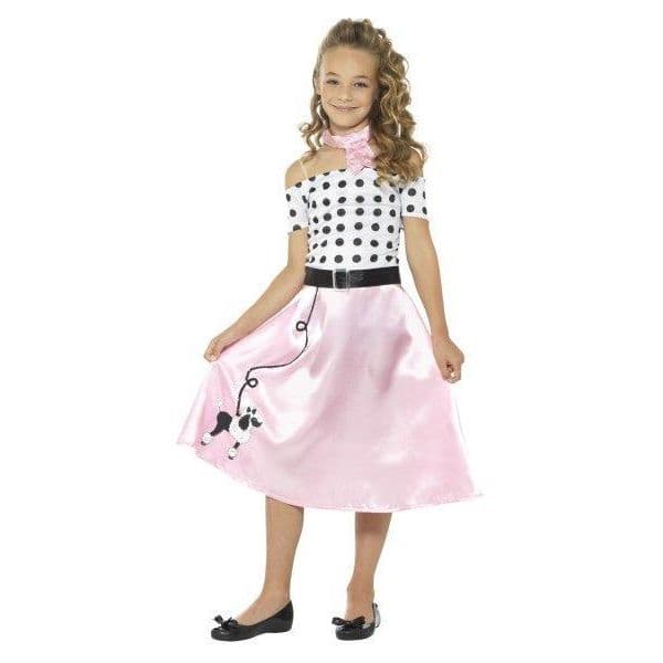 Smiffys Disfarce 50s Poodle Girl - 4-6 Anos - 220246682
