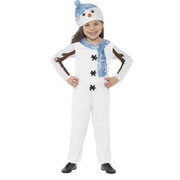 Smiffys Fato Boneco de Neve Criança Tamanho 3/4