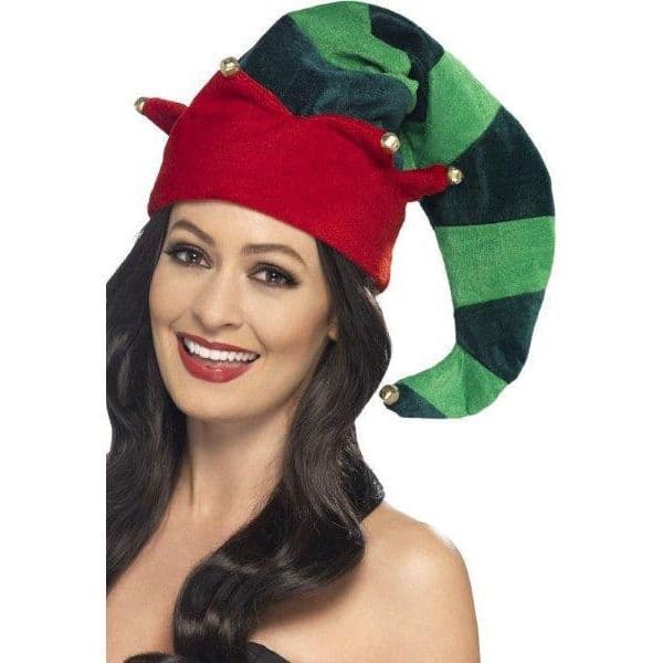 Smiffys Gorro Duende de Natal com Guizos - 237598