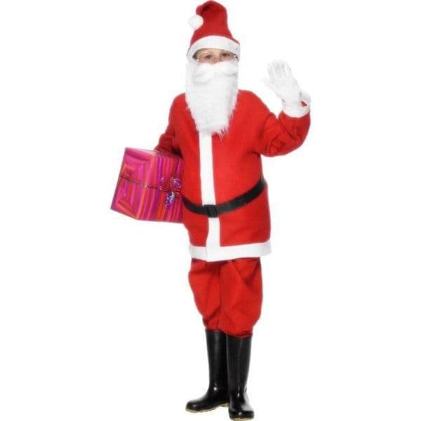 Smiffys Fato Pai Natal Rapaz Tamanho M