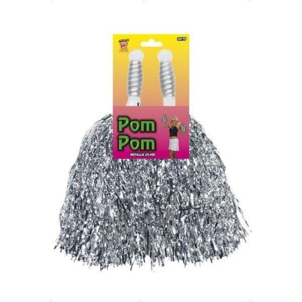 Smiffys Pompons Cheerleader Prateado - 220024175