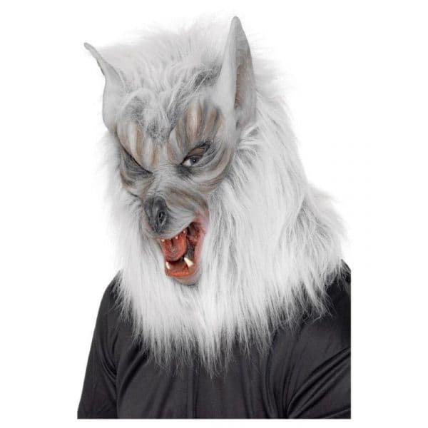 Smiffy's Máscara Adulto de Lobo Cinzento
