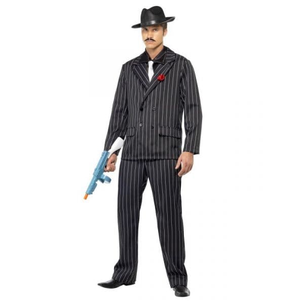Smiffys Disfarce Gangster Adulto M - 220256033