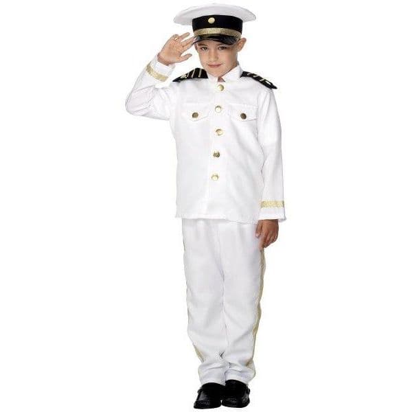Smiffys Fato Capitão Menino 7-9 Anos