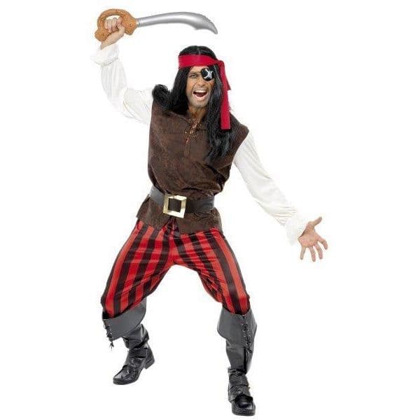 Smiffys Disfarce Pirata Adulto M - 220327753