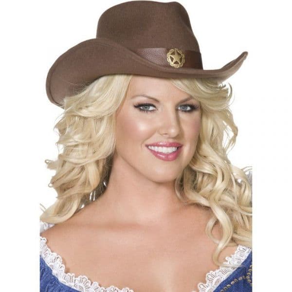 Smiffys Chapéu Cowboy Castanho - 220036267