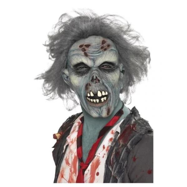 Smiffy's Máscara Adulto de Zombie Cinzento