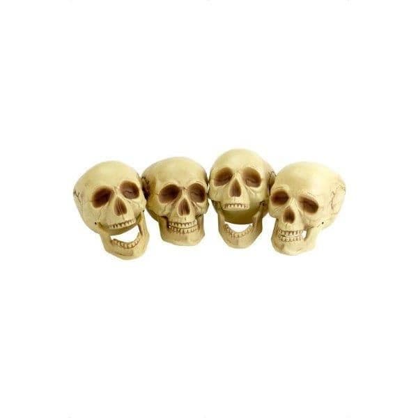 Smiffys Pack 4 Caveiras 16cm - 220036919