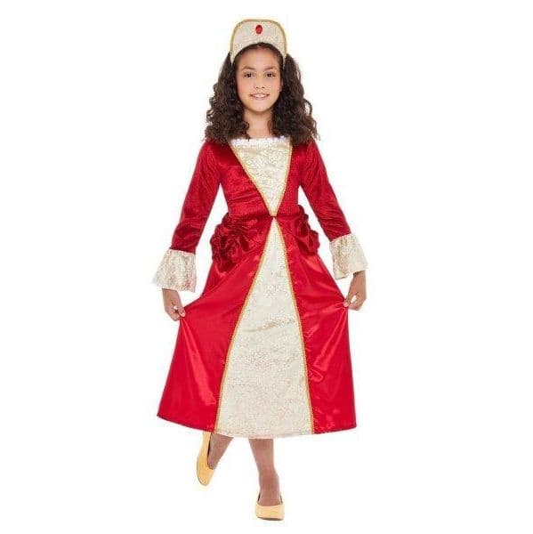 Smiffys Disfarce Princesa Tudor 7-9 Anos