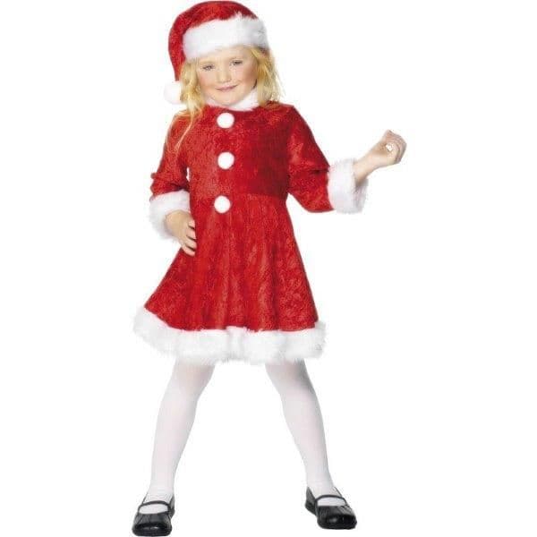 Smiffys Fato Mãe Natal Menina Tamanho S