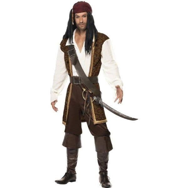 Smiffys Fato Pirata Castanho Tamanho L