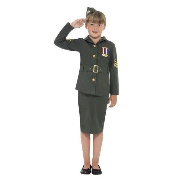 Smiffys Disfarce Menina WW2 - 7-9 Anos