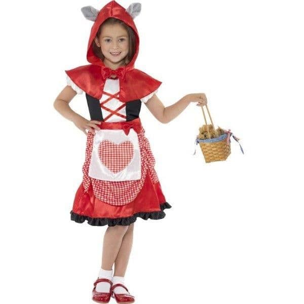 Smiffys Fato Menina Capuchinho Vermelho Tamanho 4-6