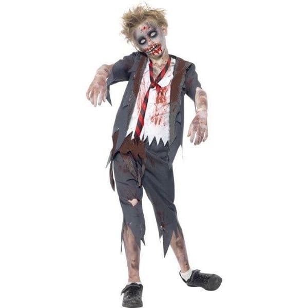 Smiffy's Fato Criança Zombie Schoolboy Tamanho 7-9