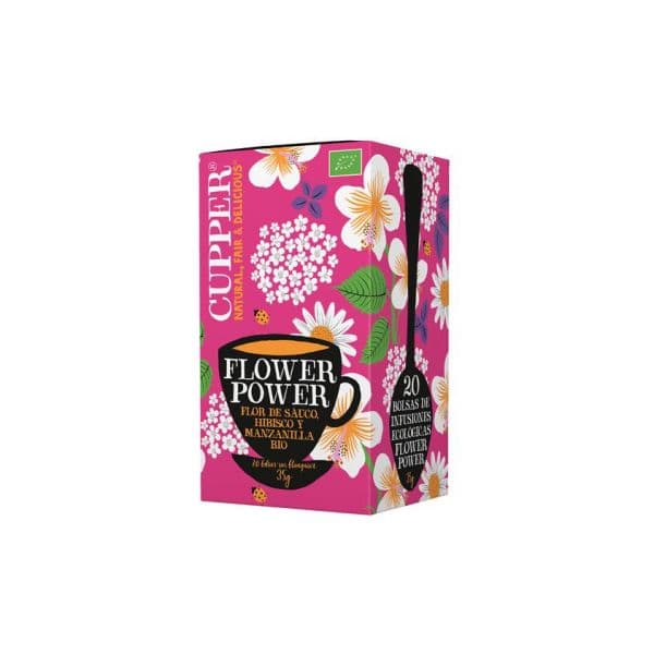 Cupper Infusão Flower Power Bio 20 Saquetas