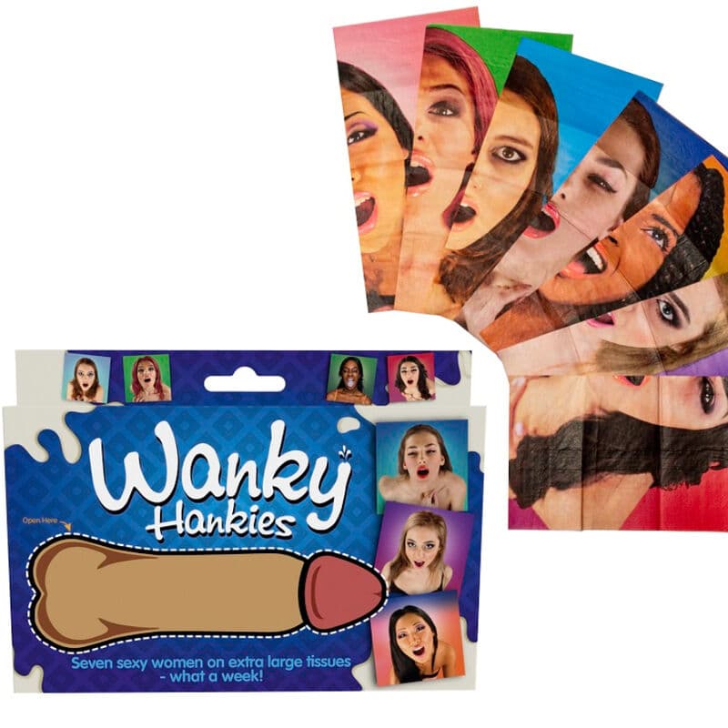 Spencer & Fleetwood Lenços Wanky Hankies Extra Grandes 7 Unidades