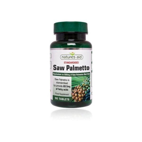 Natures Aid Saw Palmetto 90 Comprimidos