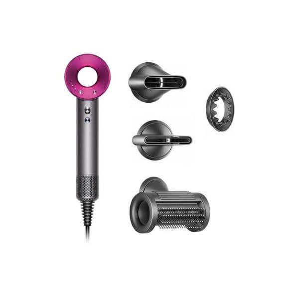 Dyson Secador de Cabelo Supersonic com 5 Acessórios Nickel/ Fuchsia