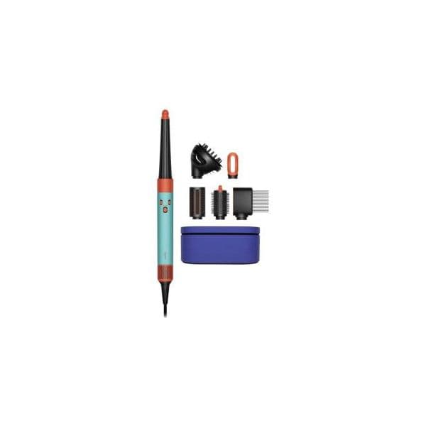 Dyson Modelador de Cabelo Airwrap HS08 ID Complete Long 1300W Curly Preto/Laranja/Verde Ceramic Patina/Topaz